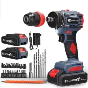 Furadeira Com Chave De Fenda Sem Escovas16.8v - 2 Baterias