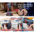 Furadeira Com Chave De Fenda Sem Escovas16.8v - 2 Baterias - Imagem 6