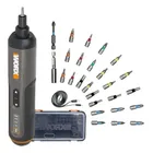 Parafusadeira Bivolt 4,0v Com Led E Kit Bits Wx240 Worx Cor Preto Frequência 60hz - Imagem 8