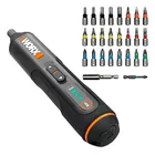 Parafusadeira Bivolt 4,0v Com Led E Kit Bits Wx240 Worx Cor Preto Frequência 60hz - Imagem 5